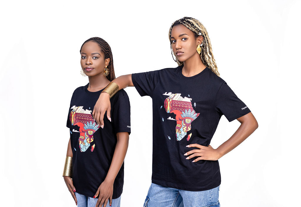 AkénLuxe Map of Africa Unisex T-Shirt - AkénLuxe