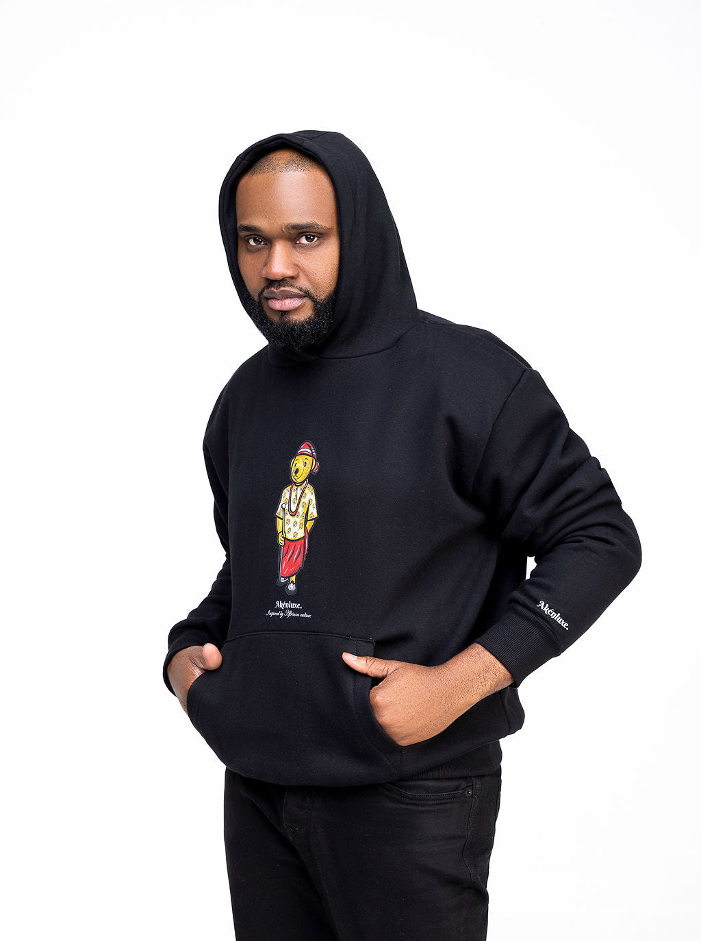 AkénLuxe Isi-Agu bear Hoodie - AkénLuxe