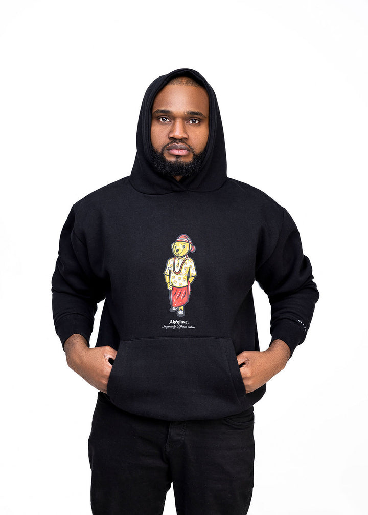 AkénLuxe Isi-Agu bear Hoodie - AkénLuxe