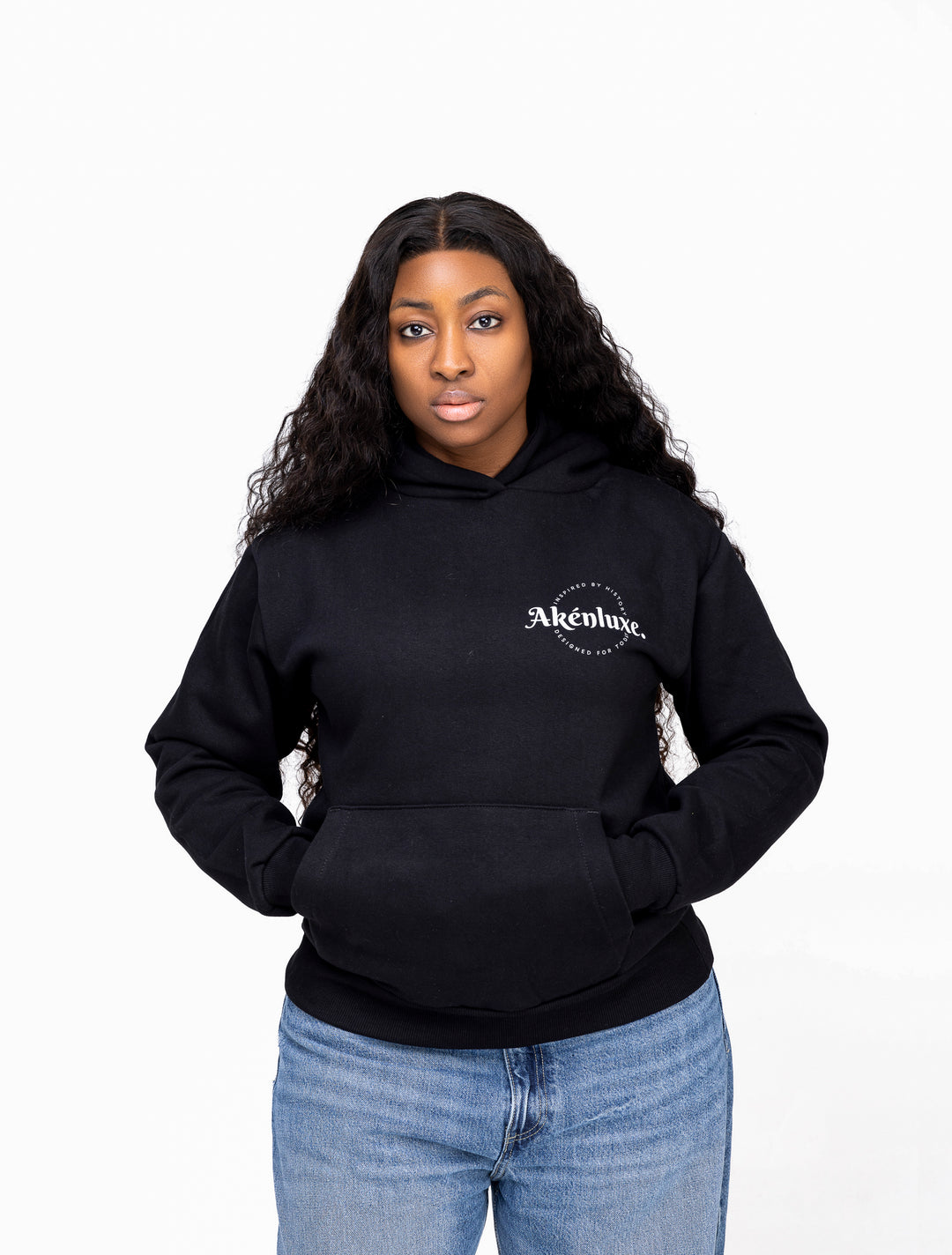 AkénLuxe Insignia Hoodie || Black