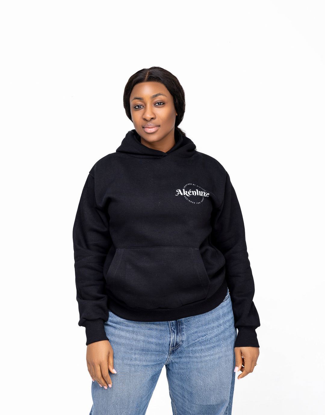 AkénLuxe Insignia Hoodie || Black