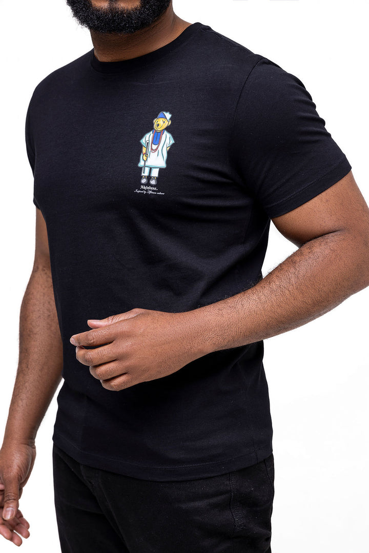 AkénLuxe Yoruba Essence Bear T-Shirt - AkénLuxe