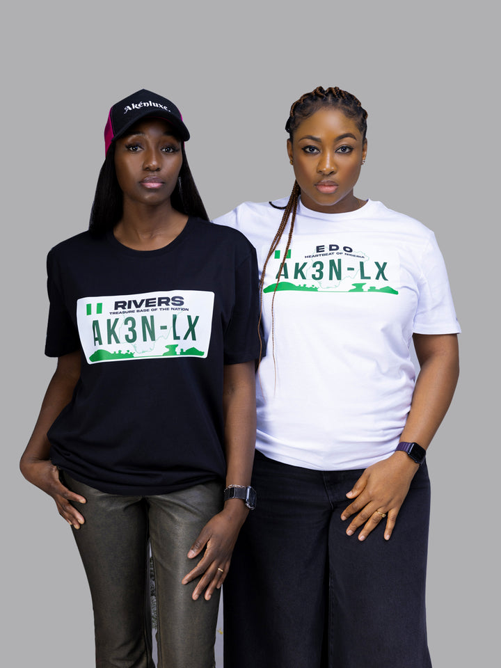 AkénLuxe Number Plate T-Shirt - AkénLuxe