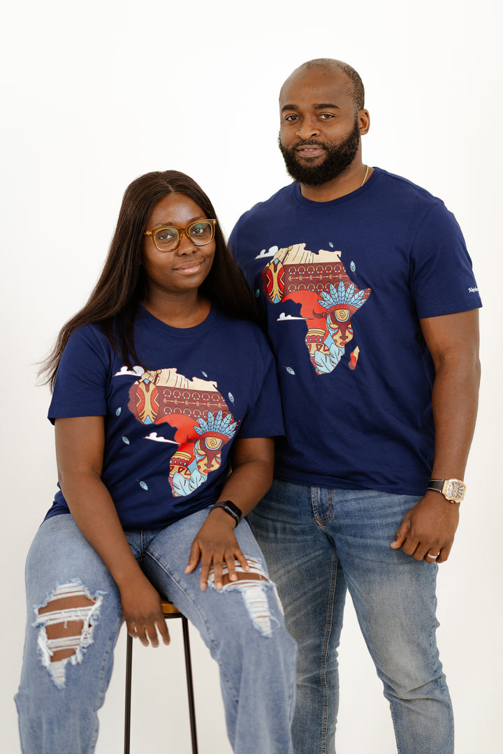AkénLuxe Map of Africa Unisex T-Shirt - AkénLuxe