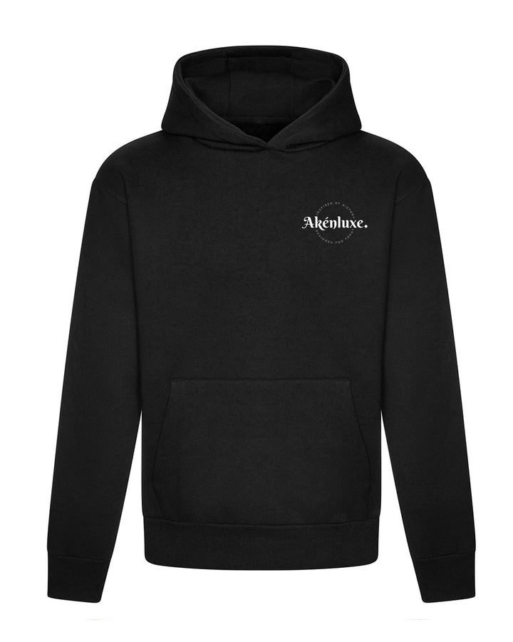 AkénLuxe Insignia Hoodie || Black