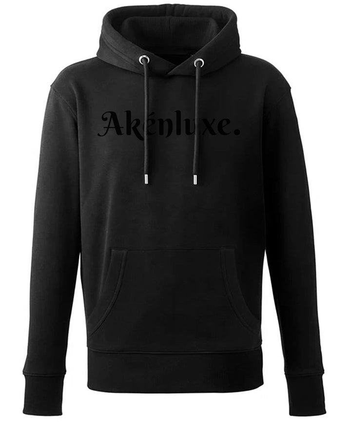 AkénLuxe Premium Soft-Touch Logo Hoodie - AkénLuxe
