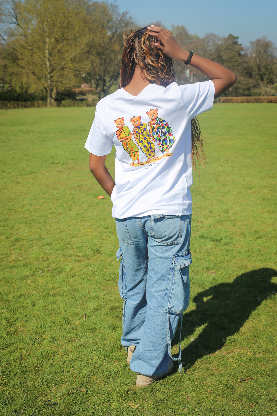 AkénLuxe Kente Bear T-Shirt - AkénLuxe