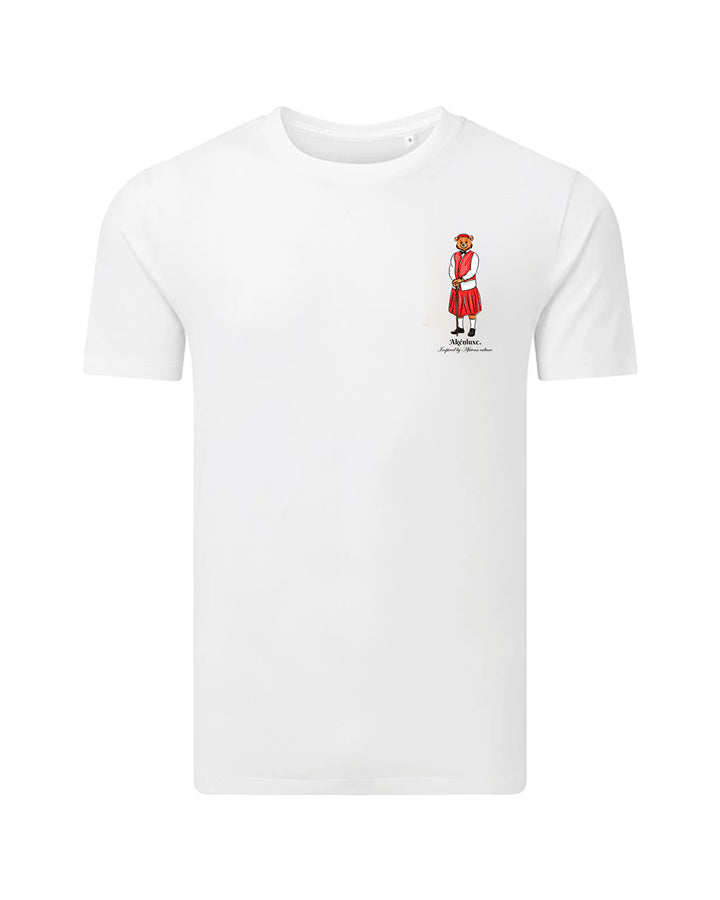 AkénLuxe Lozi Bear T-Shirt | White
