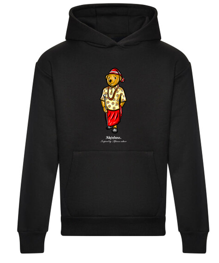 AkénLuxe Isi-Agu bear Hoodie - AkénLuxe