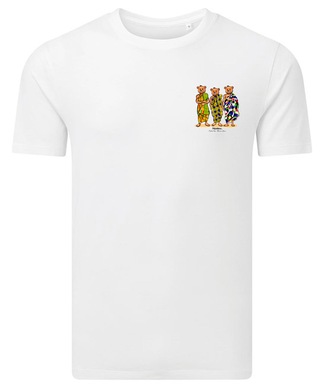 AkénLuxe Kente Bear T-Shirt - AkénLuxe
