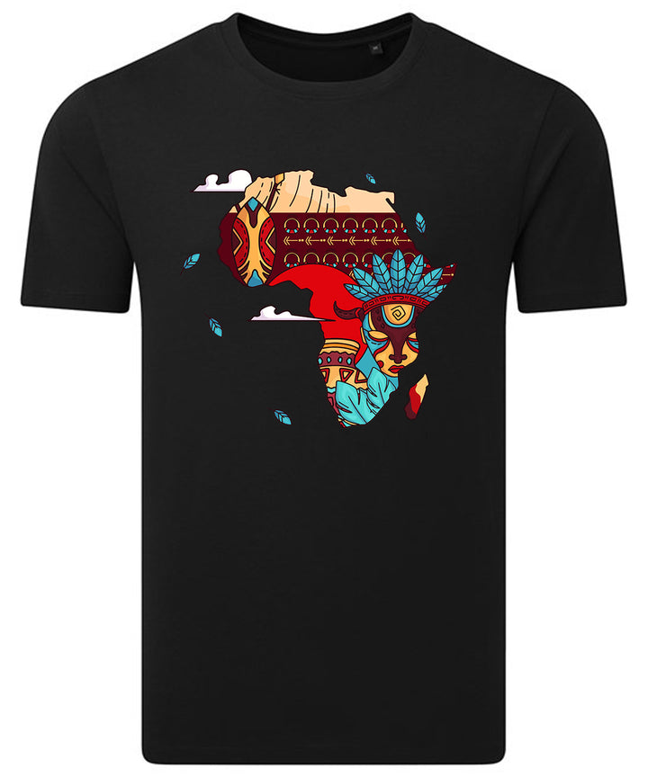 AkénLuxe Map of Africa Unisex T-Shirt - AkénLuxe