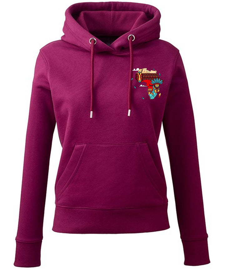 AkénLuxe Map of Africa Women's Hoodie - AkénLuxe