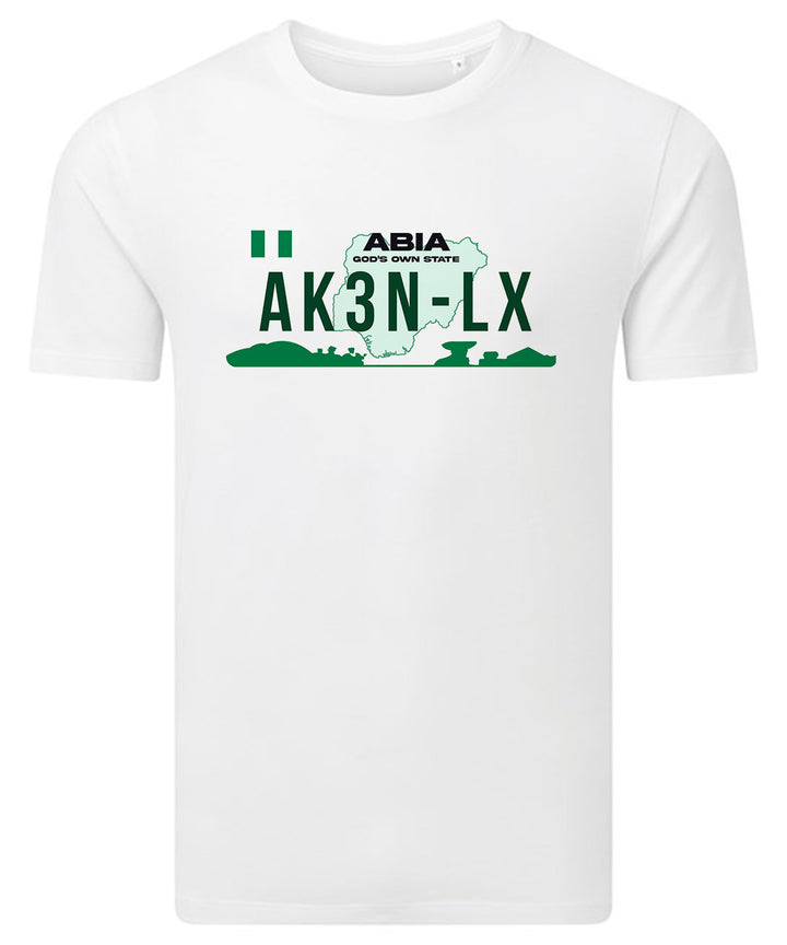 AkénLuxe Number Plate T-Shirt - AkénLuxe