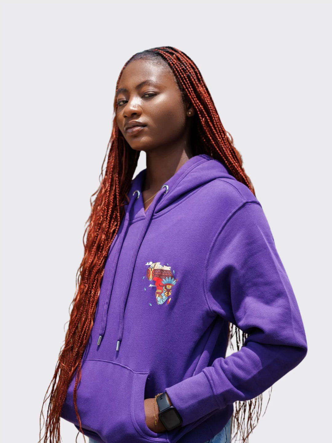 AkénLuxe Map of Africa Women's Hoodie - AkénLuxe