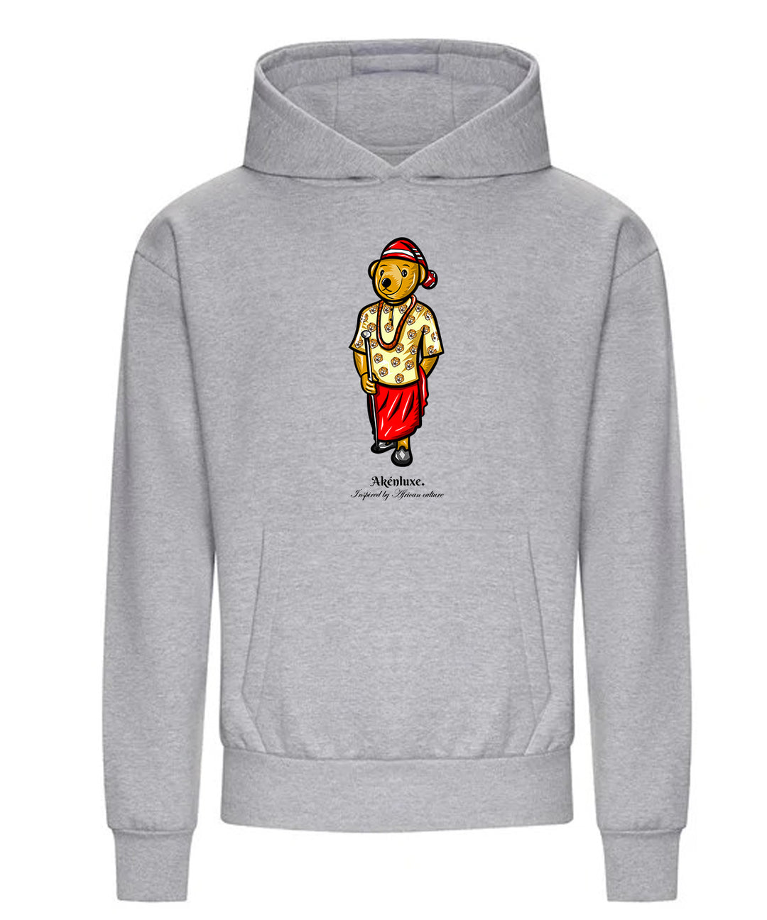 AkénLuxe Isi-Agu bear Hoodie - AkénLuxe
